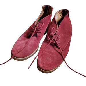 Womens Tommy Hilfiger red chukka boots 7M